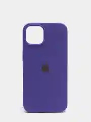 Фиолетовый чехол Silicone Case для iPhone 13 с закрытым низом