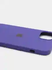 Фиолетовый чехол Silicone Case для iPhone 13 с закрытым низом