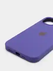 Фиолетовый чехол Silicone Case для iPhone 13 с закрытым низом