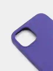 Фиолетовый чехол Silicone Case для iPhone 13 с закрытым низом