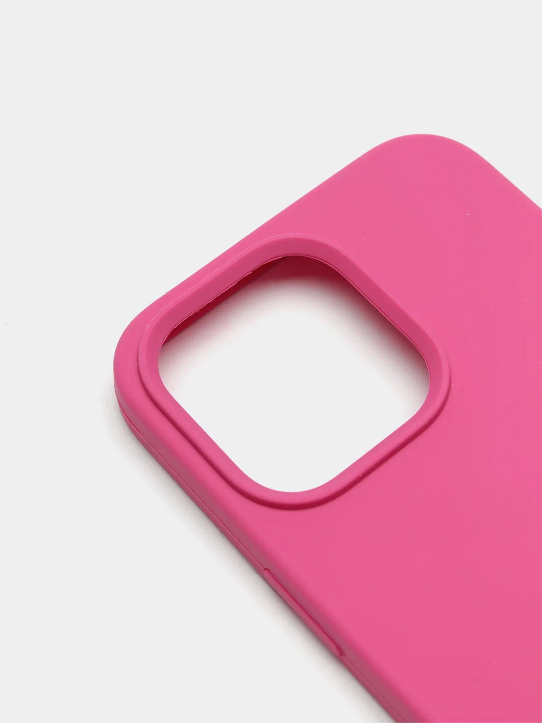 Тёмно-розовый чехол Silicone Case для iPhone 13 Pro с закрытым низом