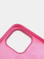 Тёмно-розовый чехол Silicone Case для iPhone 13 Pro с закрытым низом
