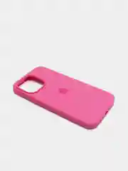 Тёмно-розовый чехол Silicone Case для iPhone 13 Pro с закрытым низом