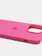 Тёмно-розовый чехол Silicone Case для iPhone 13 Pro с закрытым низом