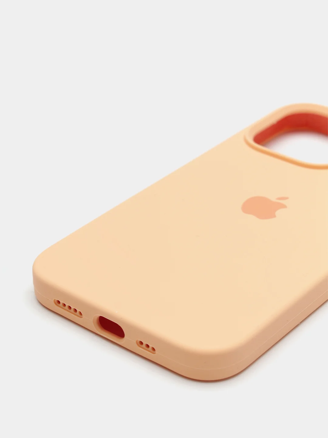 Манго чехол Silicone Case для iPhone 13 Pro с закрытым низом