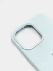 Светло-синий чехол Silicone Case для iPhone 13 Pro с закрытым низом