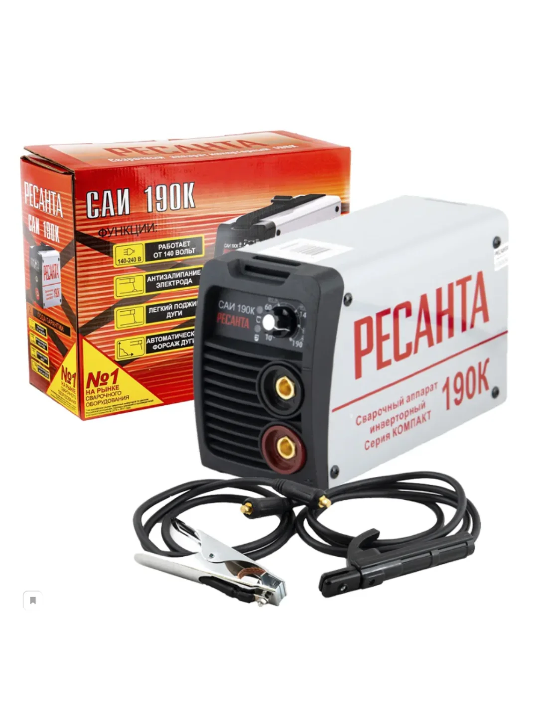 Сварочный аппарат инверторный Ресанта САИ190К 65/36