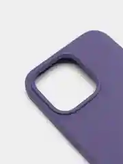 Фиолетовый чехол Silicone Case для iPhone 13 Pro с закрытым низом