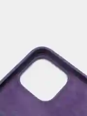 Фиолетовый чехол Silicone Case для iPhone 13 Pro с закрытым низом