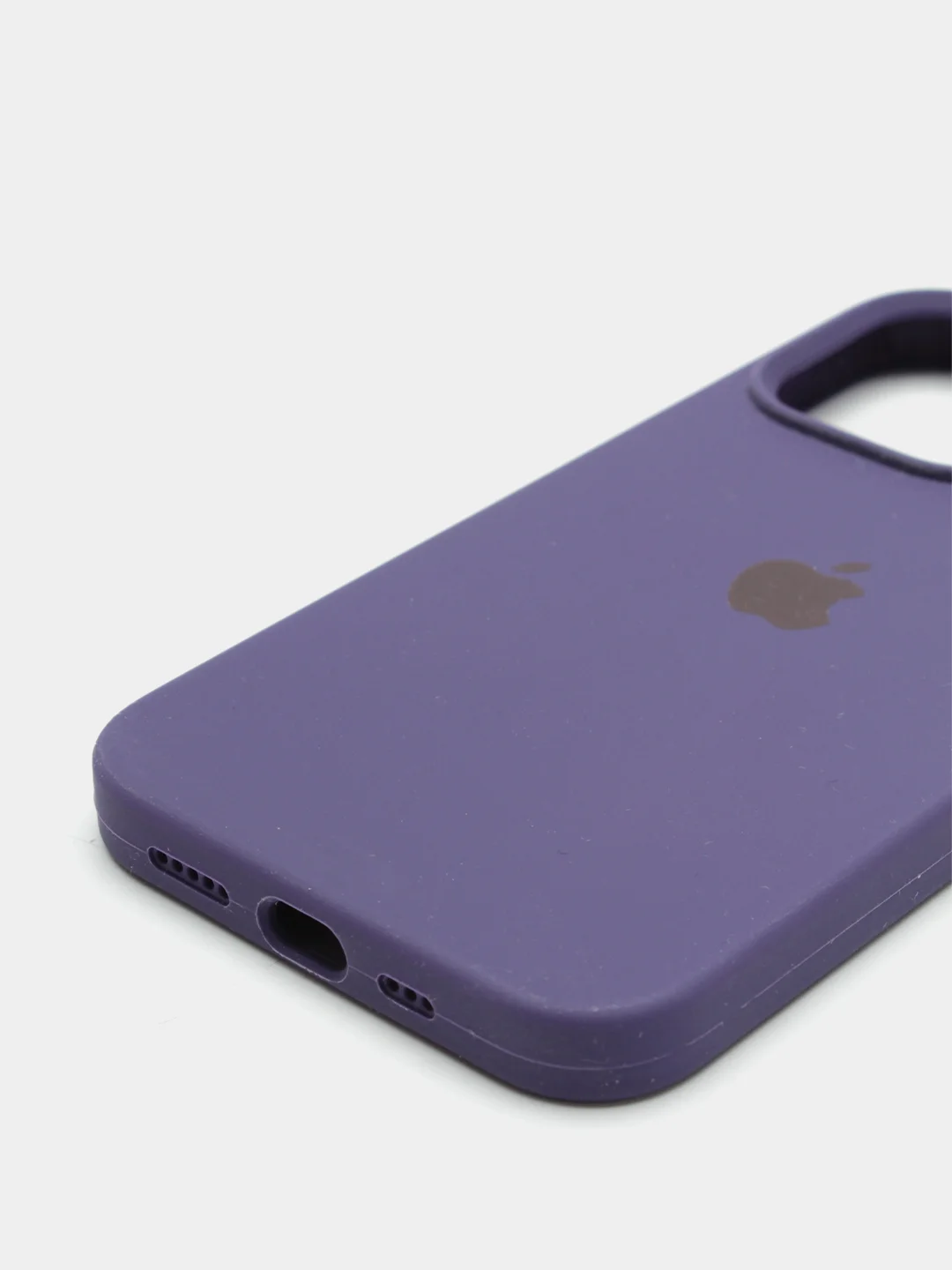Фиолетовый чехол Silicone Case для iPhone 13 Pro с закрытым низом