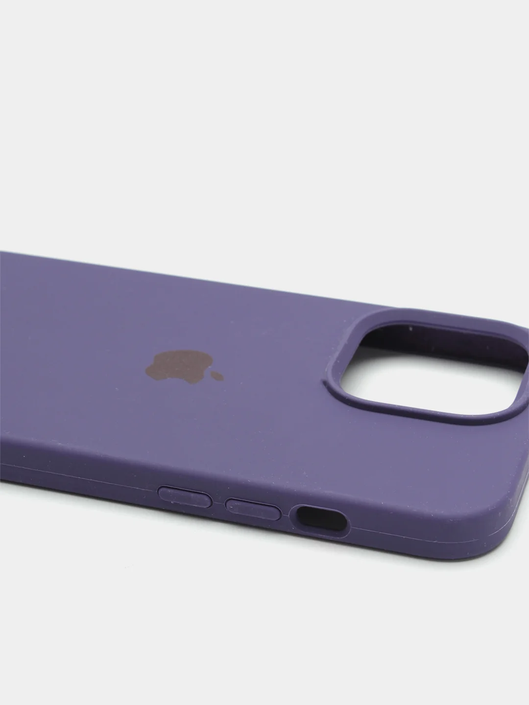 Фиолетовый чехол Silicone Case для iPhone 13 Pro с закрытым низом