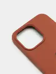 Коричневый чехол Silicone Case для iPhone 13 Pro с закрытым низом