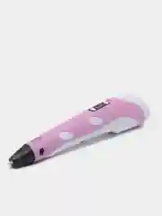 Розовый 3д ручка второго поколения 3D Pen-2, с комплектом стержней из пластика PLA