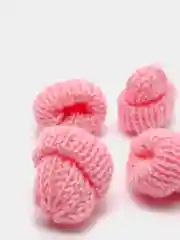 Розовый мини шапочки для творчества 4 шт