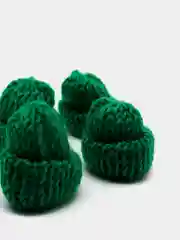 Зеленый мини шапочки для творчества 4 шт
