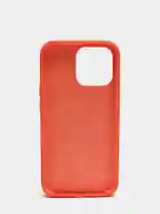 Оранжевый чехол Silicone Case для iPhone 13 Pro с закрытым низом