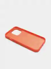 Оранжевый чехол Silicone Case для iPhone 13 Pro с закрытым низом