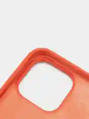 Оранжевый чехол Silicone Case для iPhone 13 Pro с закрытым низом
