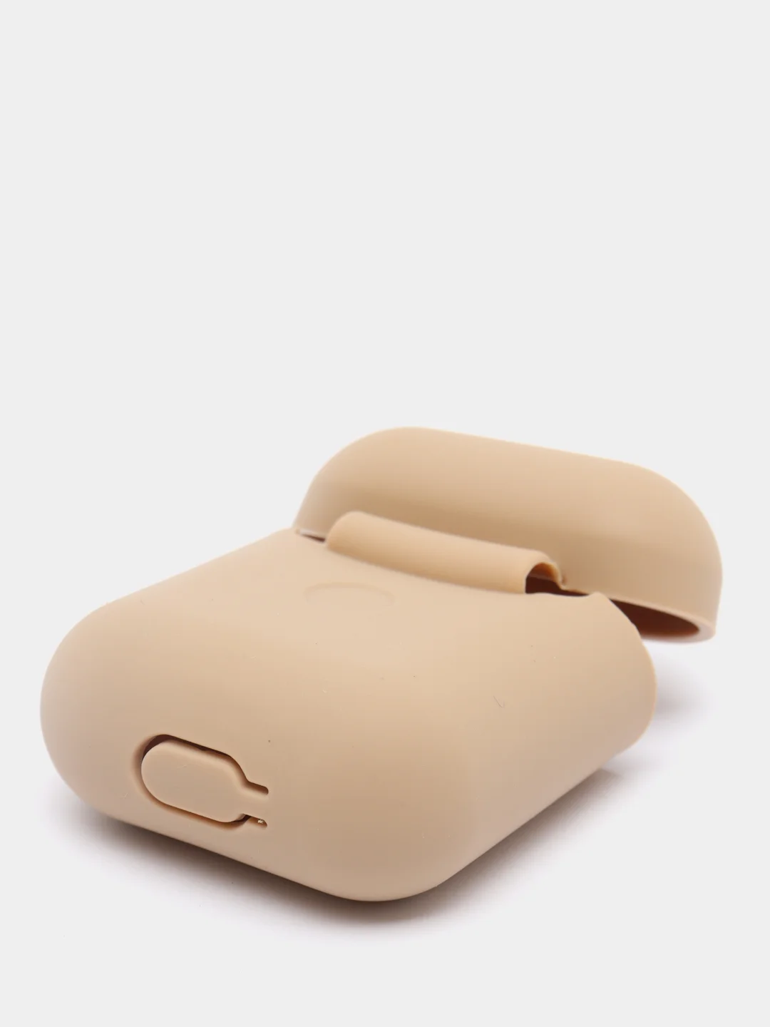 Бежевый чехол для наушников Airpods 2