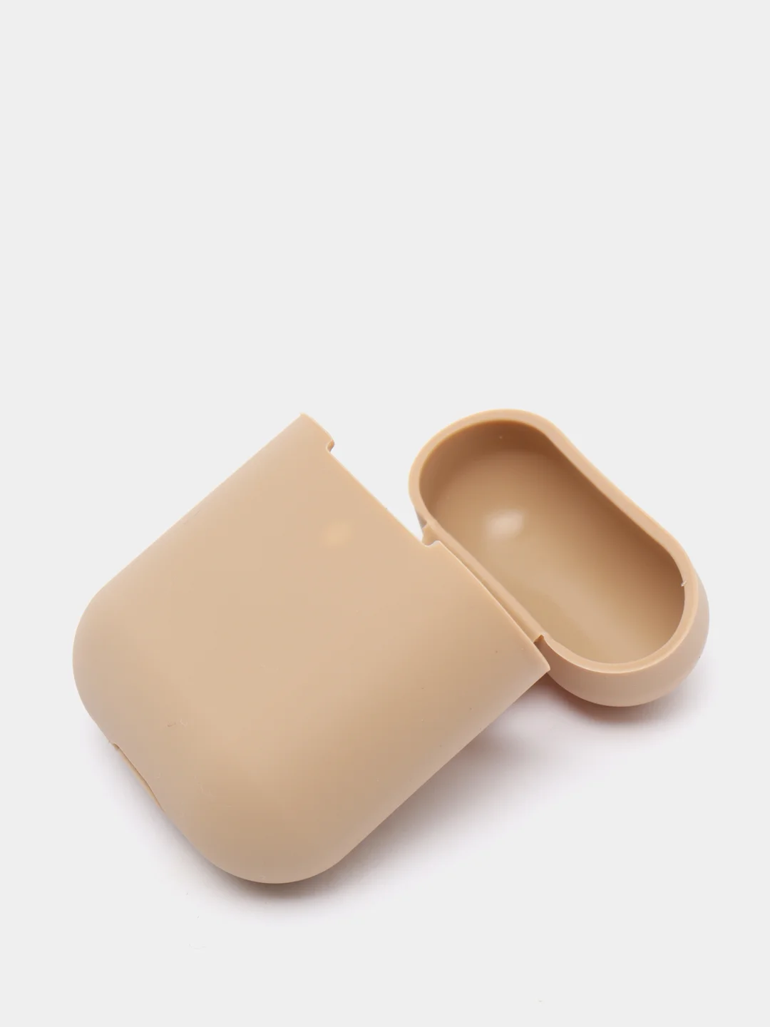 Бежевый чехол для наушников Airpods 2