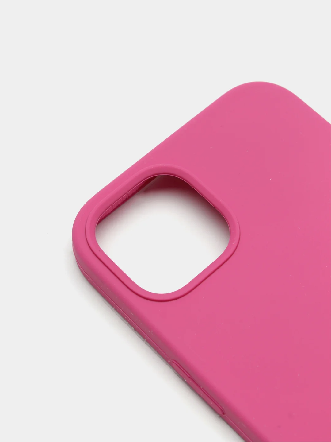 Тёмно-розовый чехол Silicone Case для iPhone 13 с закрытым низом