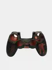 Красный силиконовый чехол для джойстика PS4