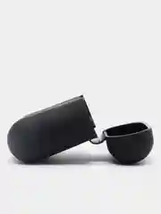 Черный чехол для наушников Airpods 2