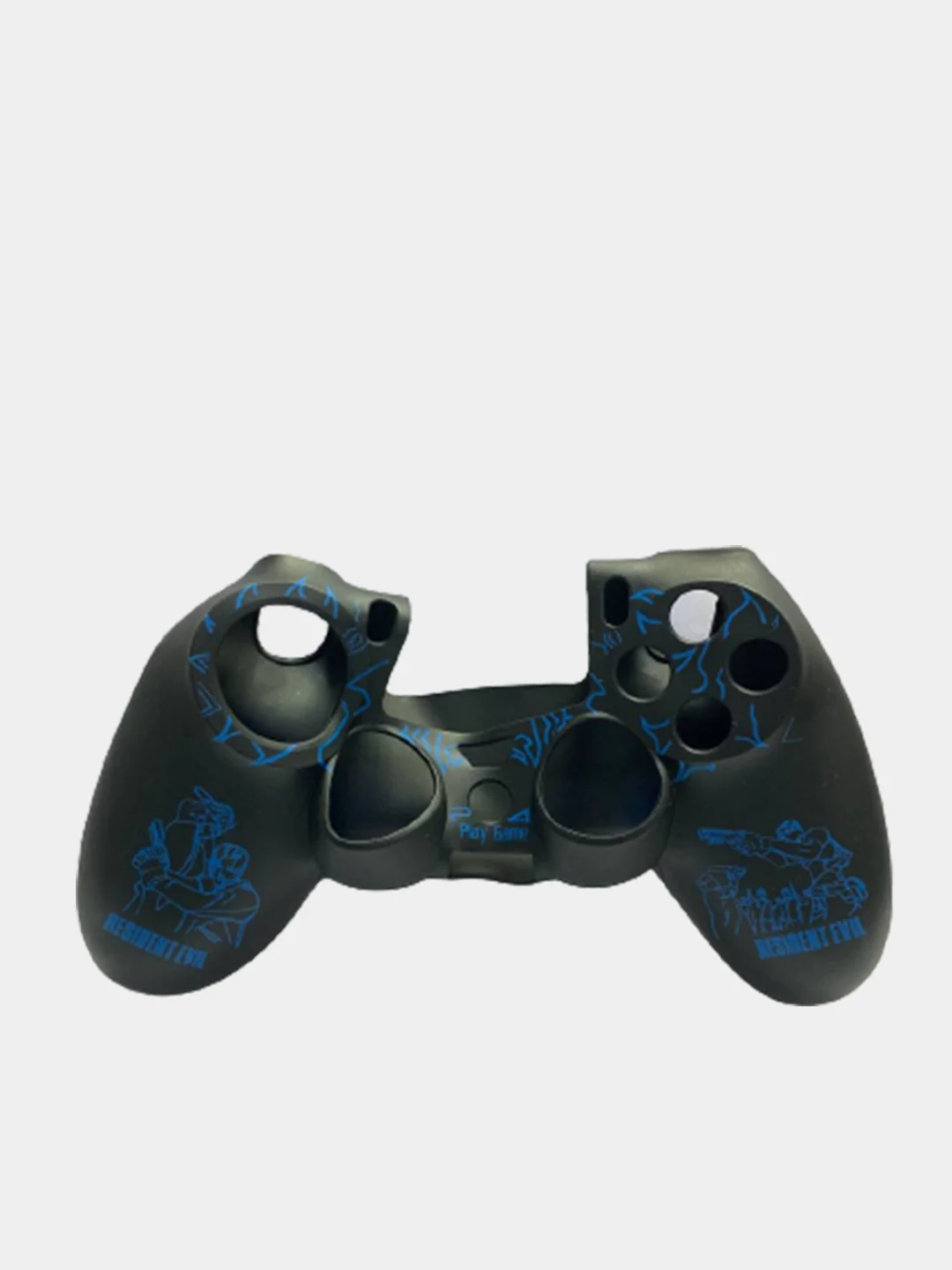 Синий силиконовый чехол для джойстика PS4
