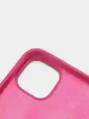 Тёмно-розовый чехол Silicone Case для iPhone 13 с закрытым низом