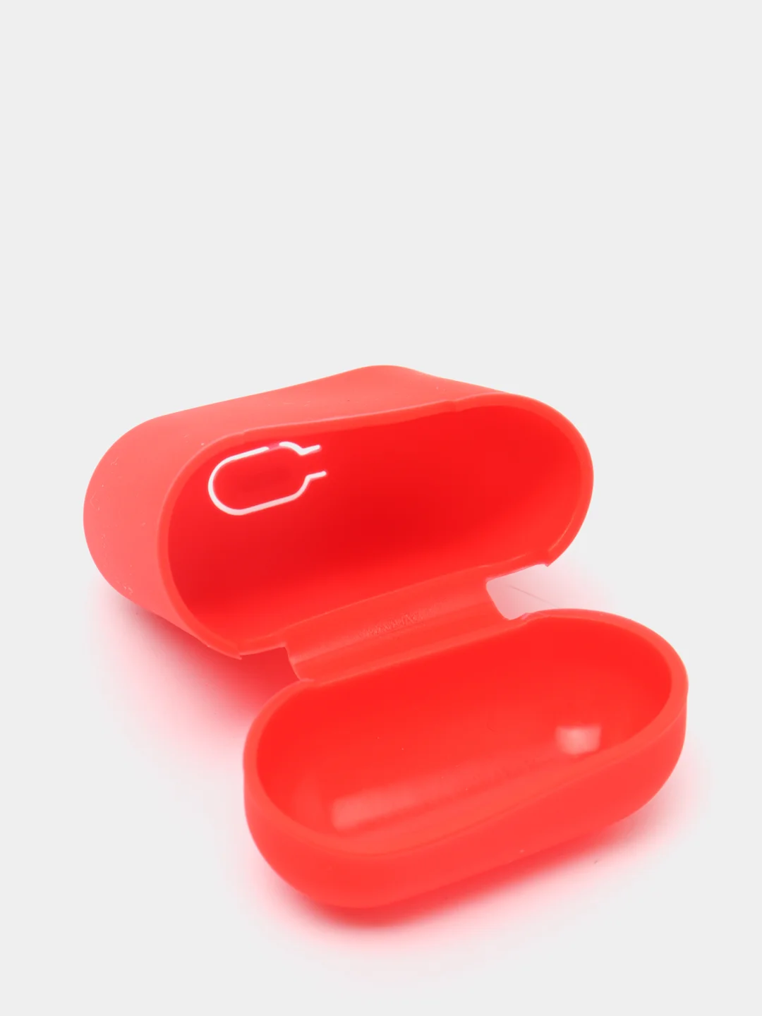 Красный чехол для наушников Airpods 2