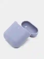 Синий меланж чехол для наушников Airpods 2
