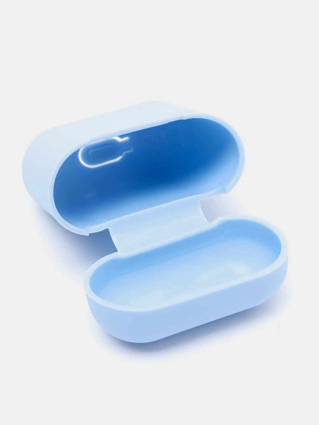 Голубой чехол для наушников Airpods 2