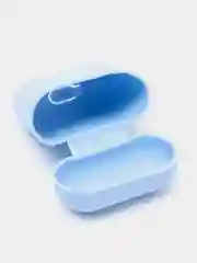 Голубой чехол для наушников Airpods 2