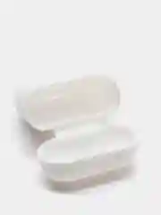 Белый чехол для наушников Airpods 2