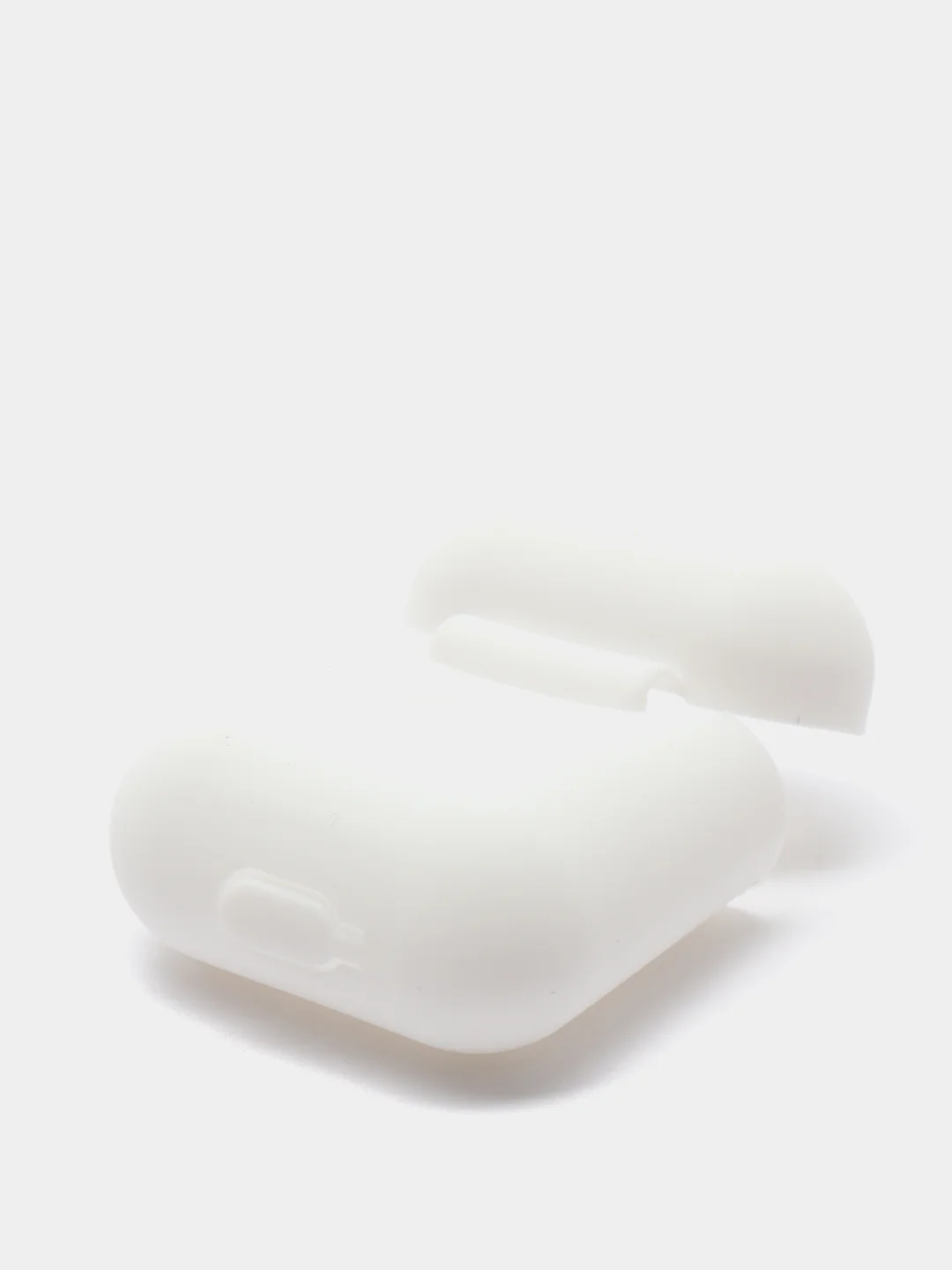 Белый чехол для наушников Airpods 2