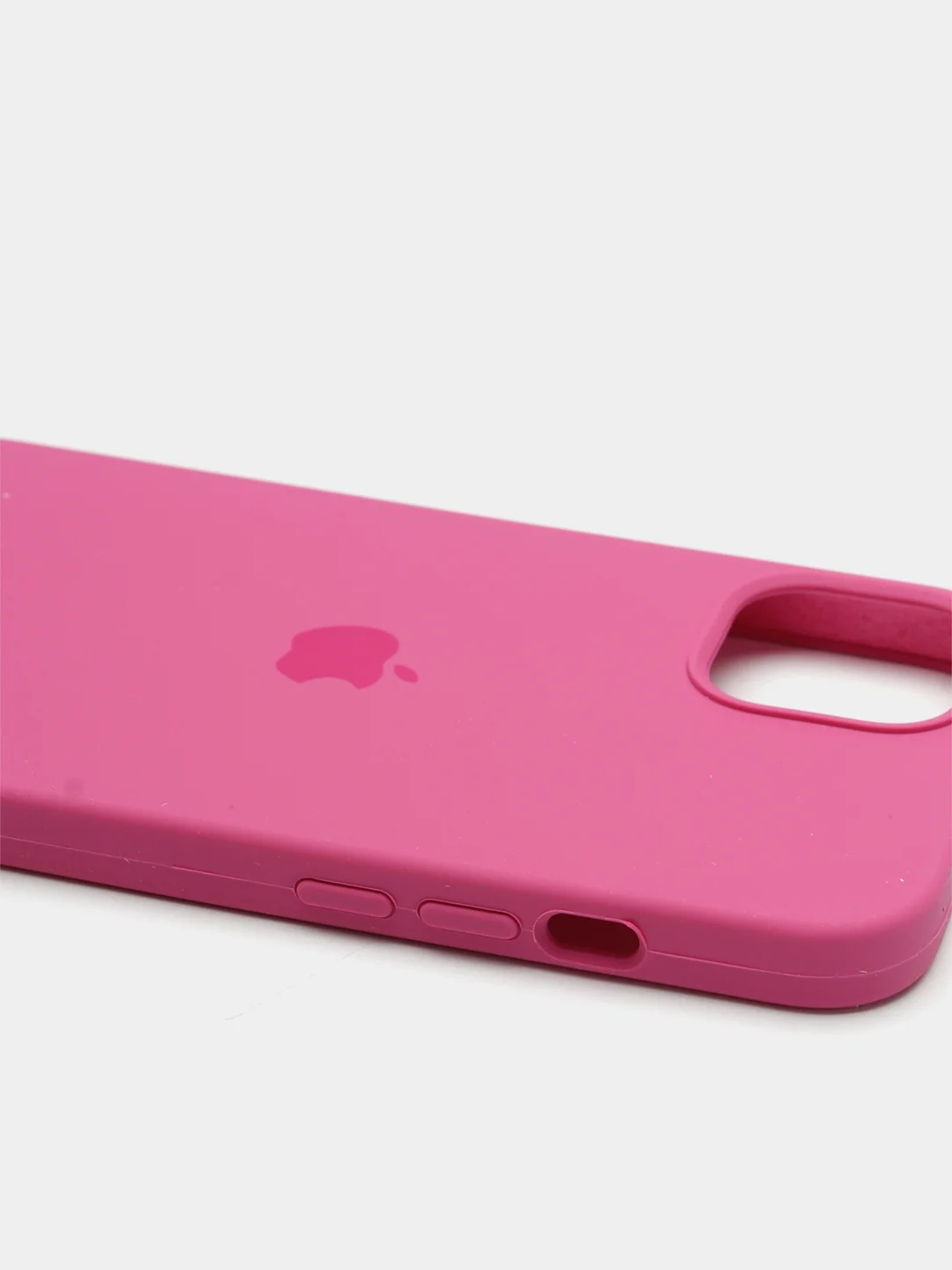 Тёмно-розовый чехол Silicone Case для iPhone 13 с закрытым низом