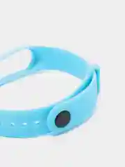 Голубой ремешок на фитнес браслет Xiaomi Mi band 3