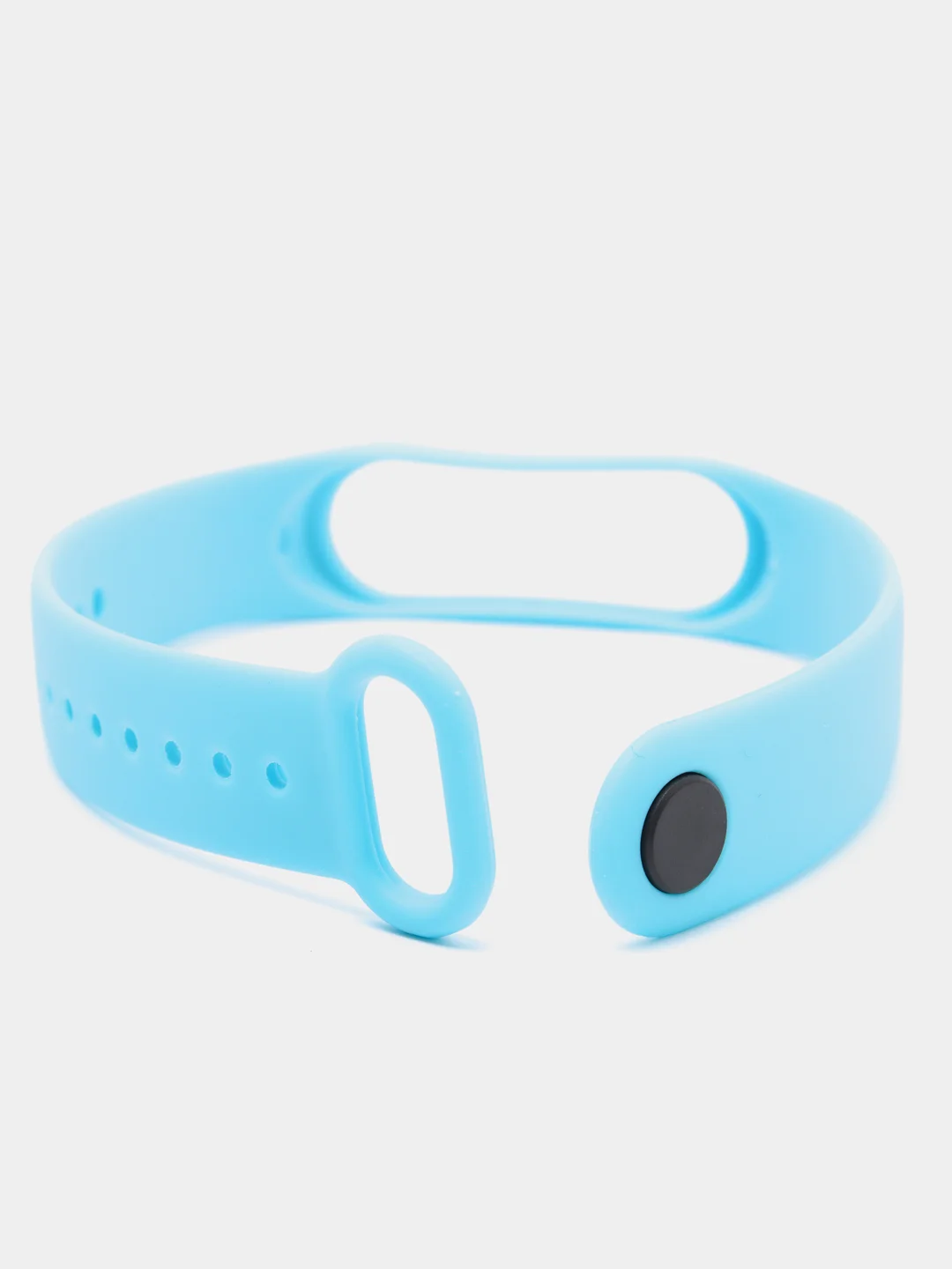 Голубой ремешок на фитнес браслет Xiaomi Mi band 3