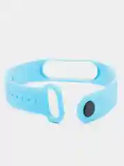 Голубой ремешок на фитнес браслет Xiaomi Mi band 3