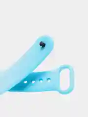 Голубой ремешок на фитнес браслет Xiaomi Mi band 3