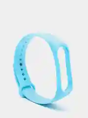 Голубой ремешок на фитнес браслет Xiaomi Mi band 3