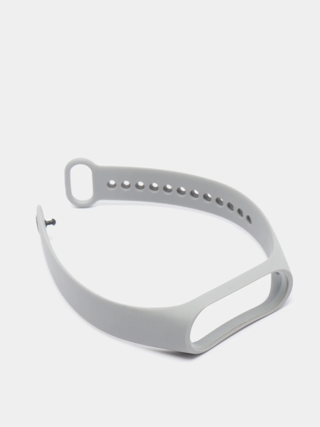 Серый ремешок на фитнес браслет Xiaomi Mi band 3