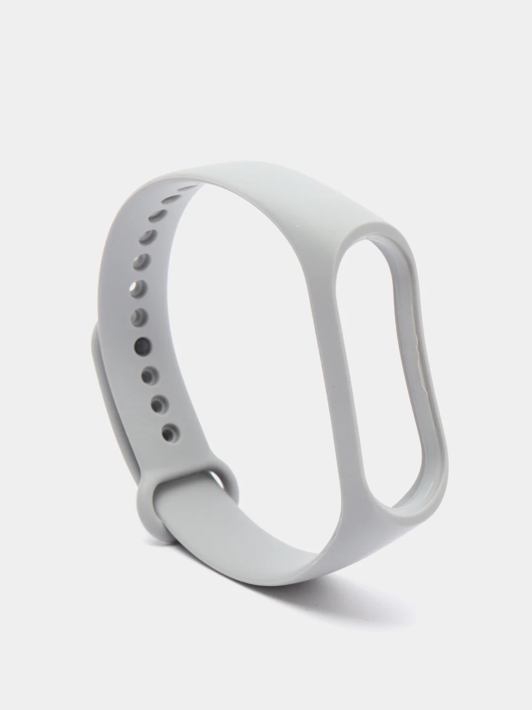 Серый ремешок на фитнес браслет Xiaomi Mi band 3