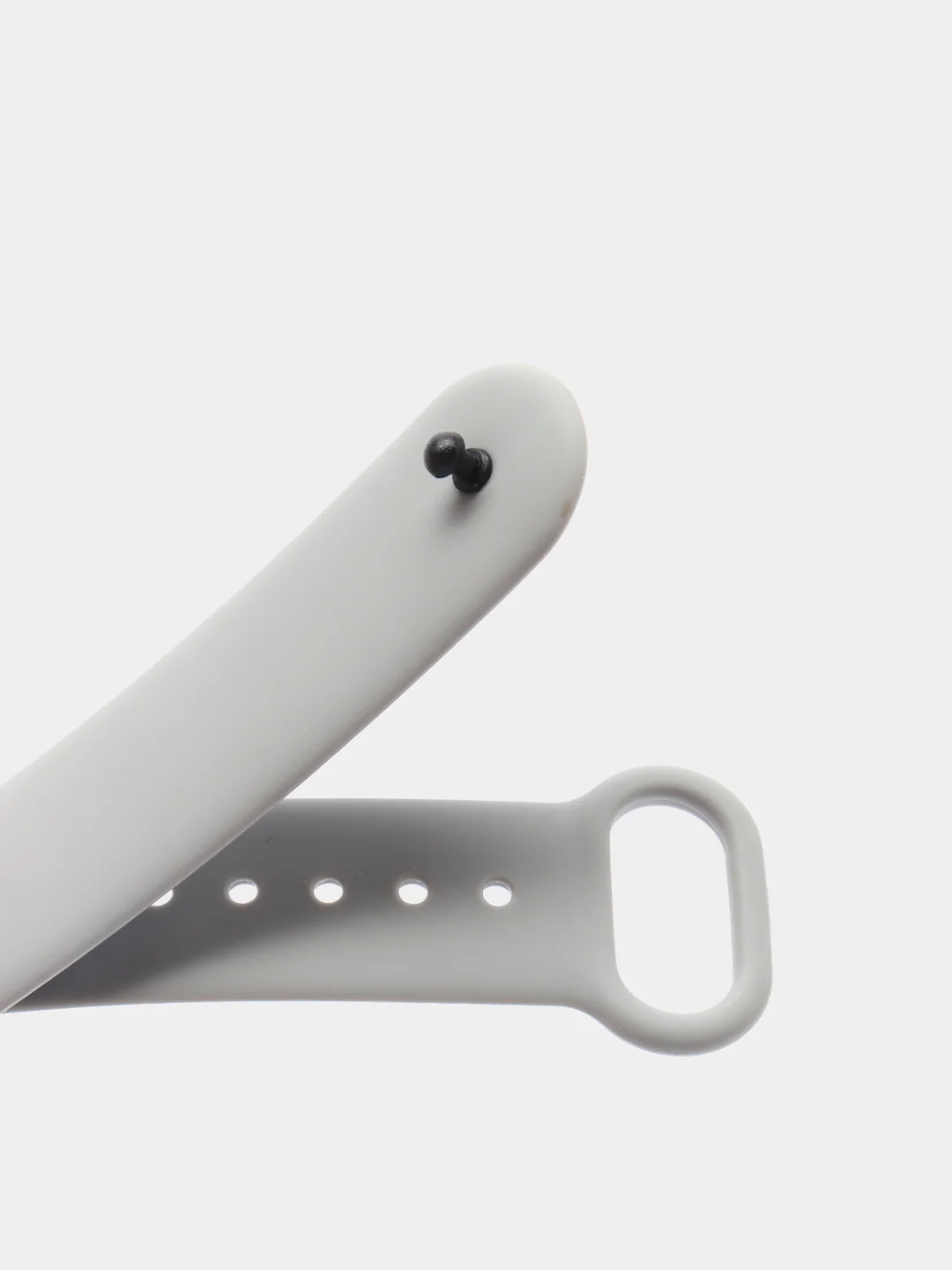 Серый ремешок на фитнес браслет Xiaomi Mi band 3