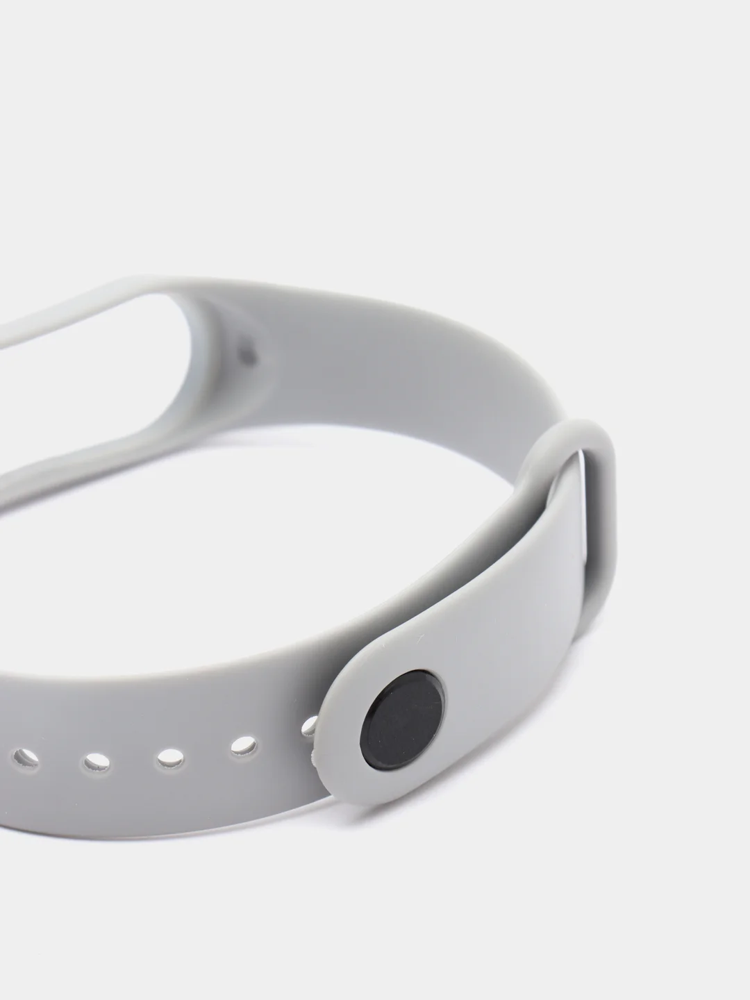 Серый ремешок на фитнес браслет Xiaomi Mi band 3