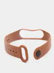 Светло-коричневый ремешок на фитнес браслет Xiaomi Mi band 3
