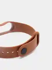Светло-коричневый ремешок на фитнес браслет Xiaomi Mi band 3