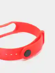 Красный ремешок на фитнес браслет Xiaomi Mi band 3
