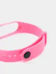 Розовый ремешок на фитнес браслет Xiaomi Mi band 3