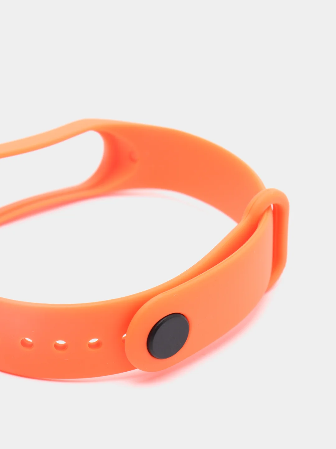 Оранжевый ремешок на фитнес браслет Xiaomi Mi band 3